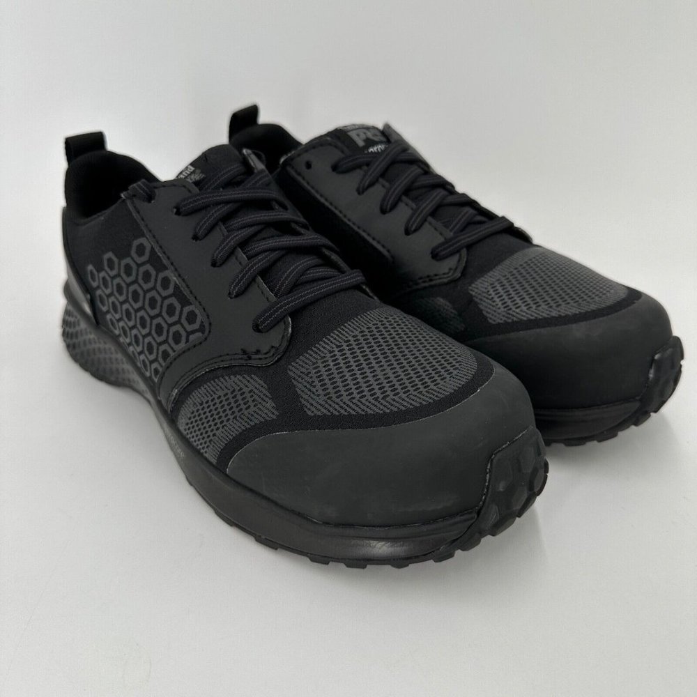 Timberland Women's Reaxion Composite Toe Lace-up WORK Shoes Sneakers size 9.5